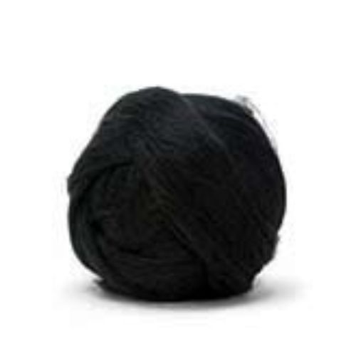Dyed Corriedale - 8 oz Black